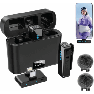 Microfono Inalámbrico Lavalier Dual