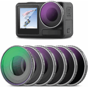 Neewer CPL y ND Filtros Set para Action 5 Pro/4